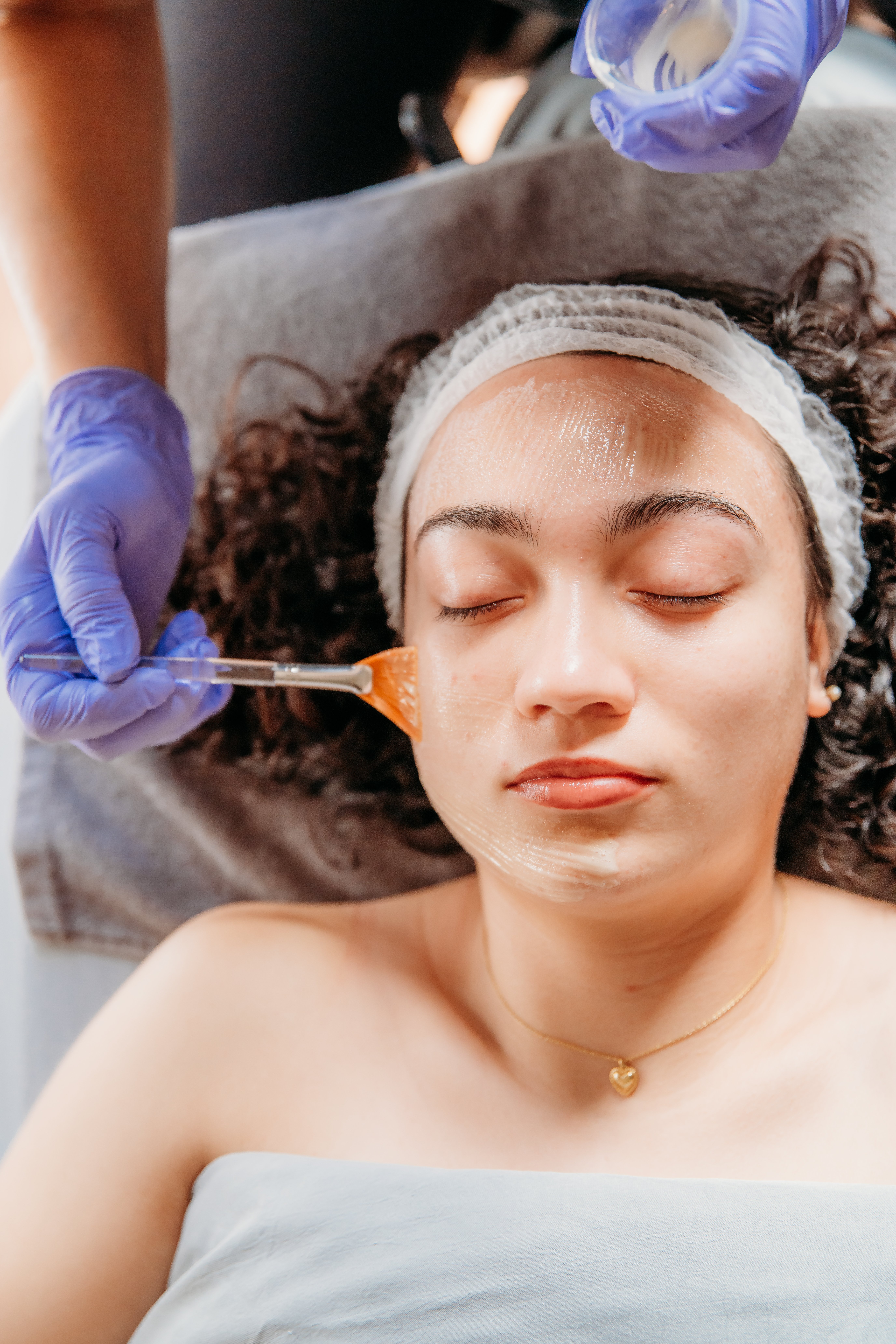 Woman receiving Bella Signature Facial at the Spa at Bella Collina
