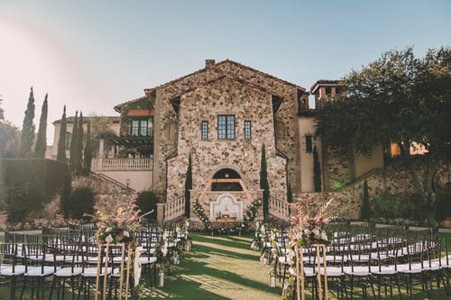 Bella Collina Grand Lawn Wedding Ceremony 