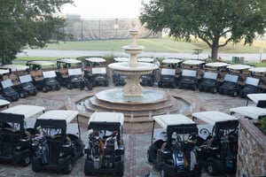 Bella Collina Luxury Club and Golf Course Golf Cart Line up