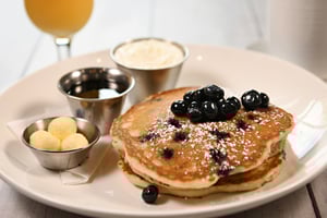 Breakfast-Blueberry-Pancakes