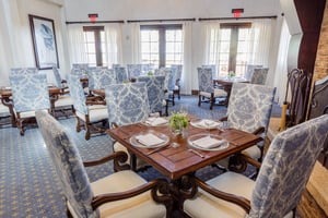 Bella Collina Formal Dining inside Clubhouse