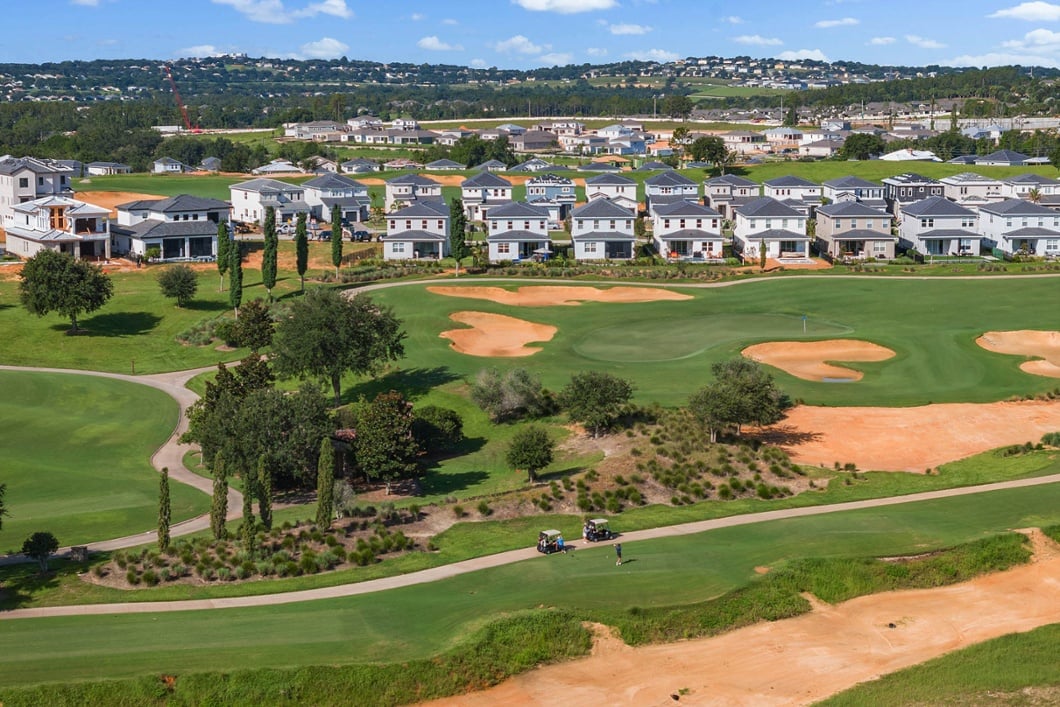 Beautiful view of Luxury Golf Course Communities With Apartment Living And Pool