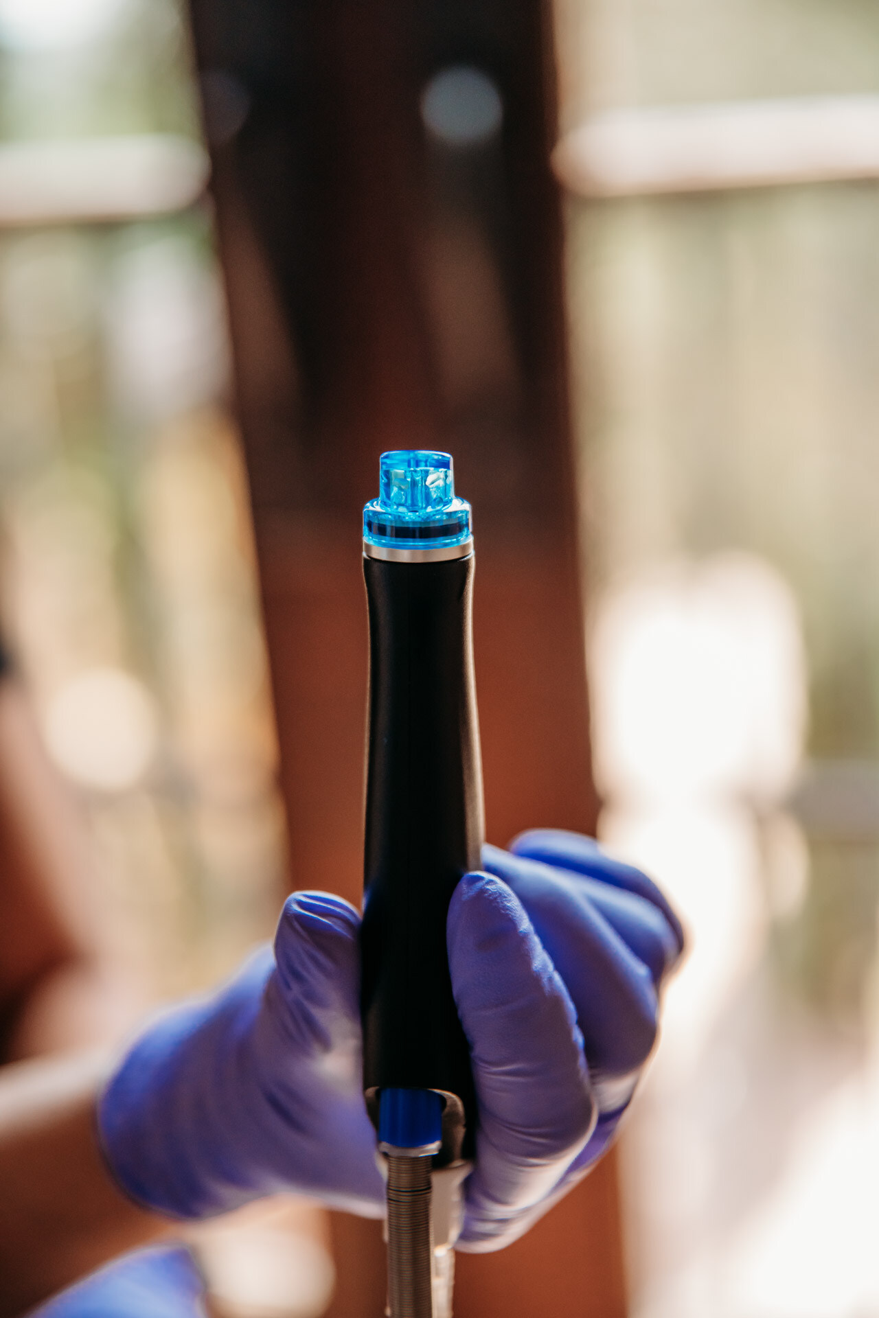 HydraFacial handpiece used for facial treatments at The Spa at Bella Collina