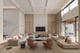 Bold Signature Homes luxury living room with high ceilings at Bella Collina