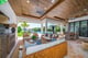 Logan Construction Group luxury covered outdoor living area at Bella Collina
