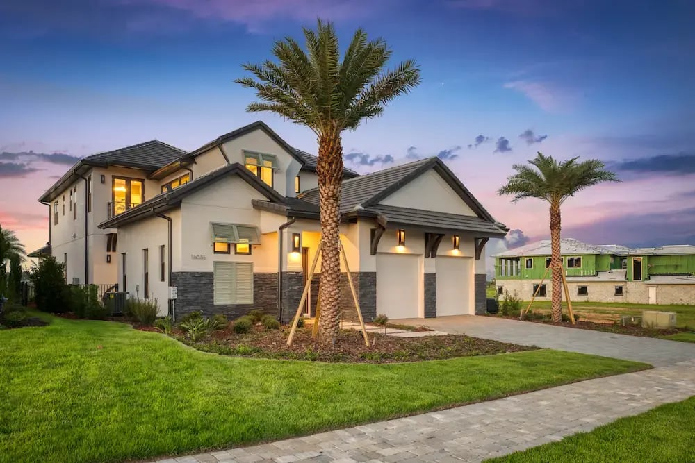 Custom home at Bella Collina gated community