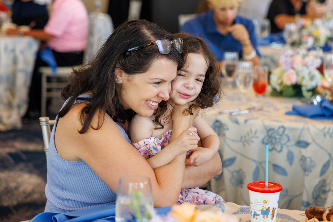 Mother and daughter at Bella Collina member event