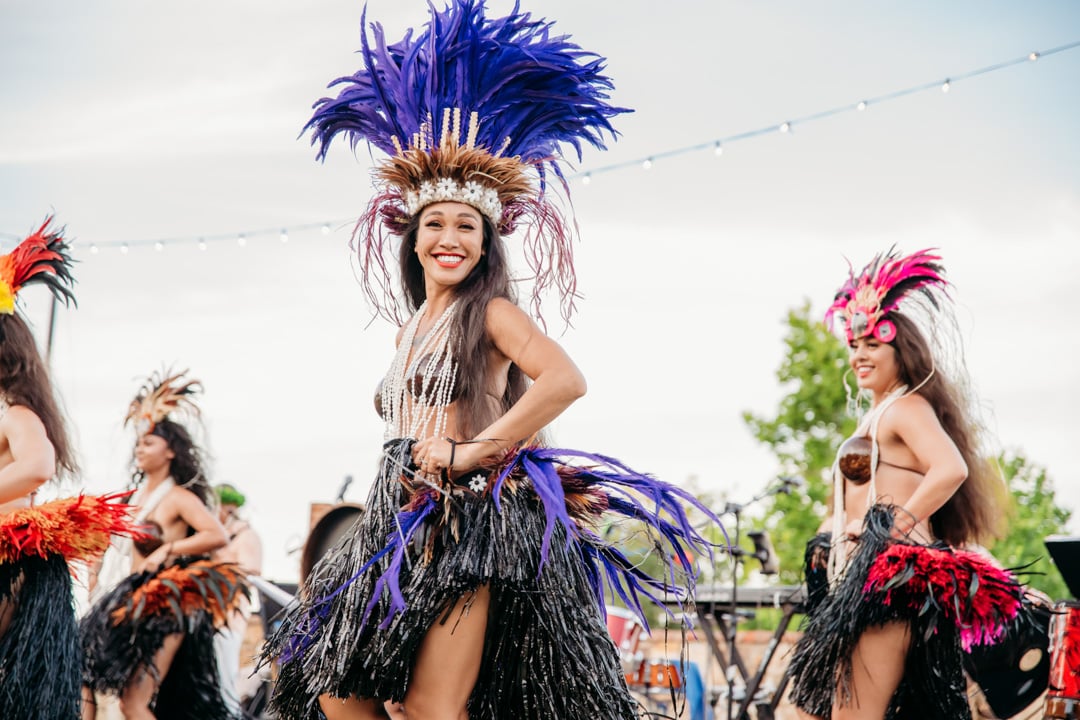 Performers at Hawaiian special event at Bella Collina