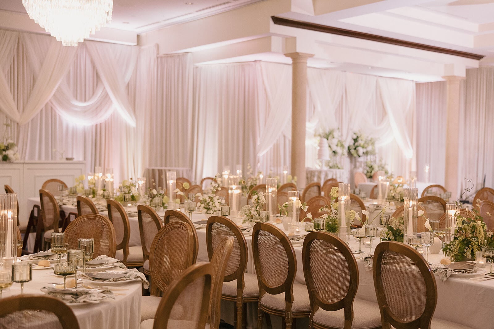 Bella Collina Formal Ballroom setup