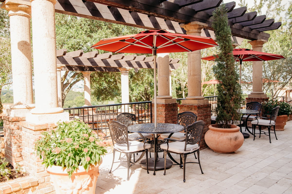 Bella Collina Clubhouse Dining Patio