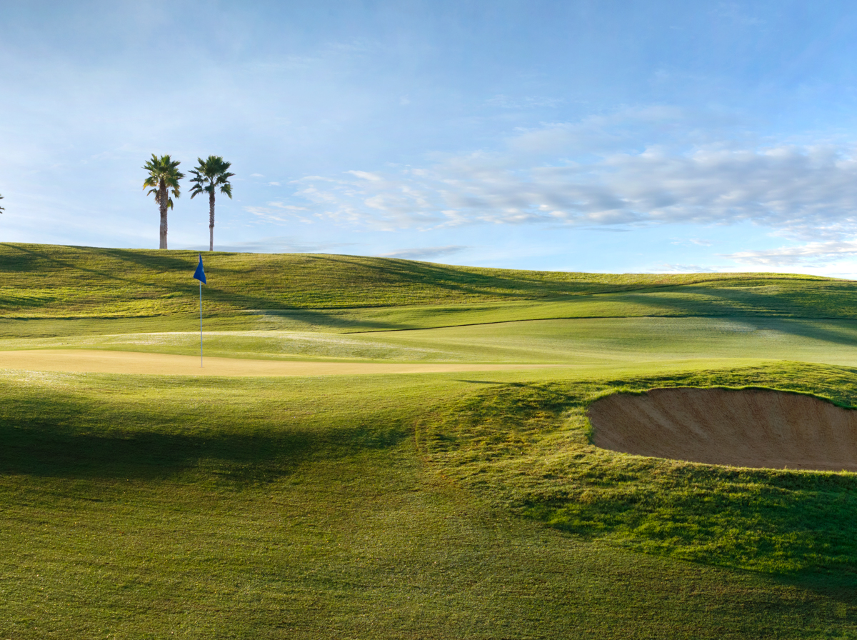 Picture of hole 7 green at Bella Collina golf course