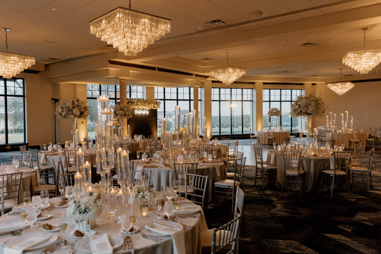 Ballroom setting at Bella Collina
